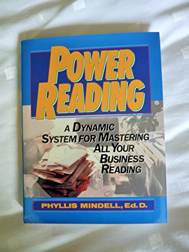 Beispielbild fr Power Reading: A Dynamic System for Mastering All Your Business Reading zum Verkauf von WorldofBooks