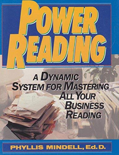 Beispielbild fr Power Reading: A Dynamic System for Mastering All Your Business Reading zum Verkauf von WorldofBooks