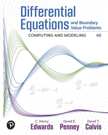Beispielbild fr Differential Equations and Boundary Value Problems: Computing and Modeling [RENTAL EDITION] zum Verkauf von BooksRun