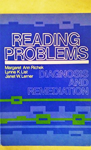 Imagen de archivo de Reading Problems : Diagnosis and Remediation a la venta por Better World Books