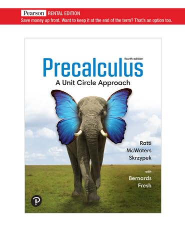 Stock image for Precalculus: A Unit Circle Approach for sale by Best Value for You