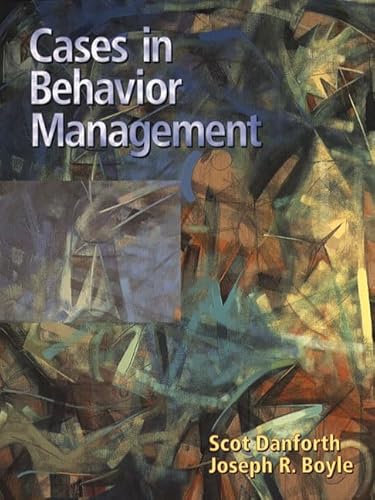 Stock image for Cases in Behavior Management for sale by SecondSale
