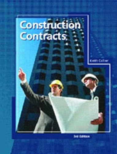 Stock image for Construction Contracts (3rd Edition) for sale by Sunshine State Books