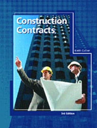 9780137559275: Construction Contracts (3rd Edition)