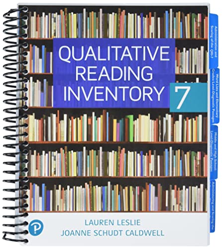 Beispielbild fr Qualitative Reading Inventory (Qualitative Reading Inventory, 7) zum Verkauf von HPB-Red