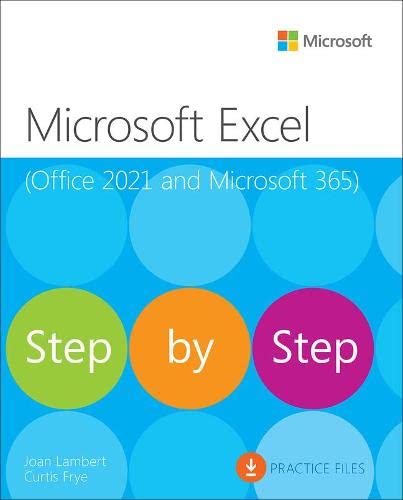 Beispielbild fr Microsoft Excel Step by Step (Office 2021 and Microsoft 365) zum Verkauf von BooksRun
