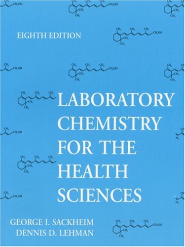 Imagen de archivo de Lab Manual for Chemical Health Sciences a la venta por Better World Books