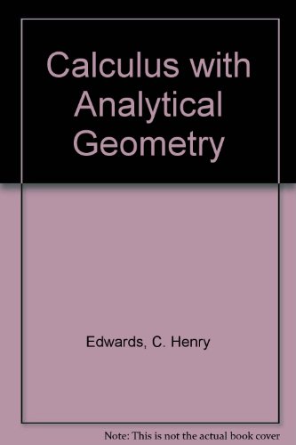 Stock image for Calculus with Analytical Geometry for sale by AwesomeBooks