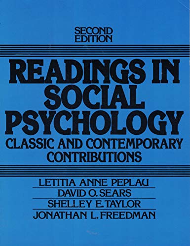 Imagen de archivo de Readings in Social Psychology a la venta por Better World Books