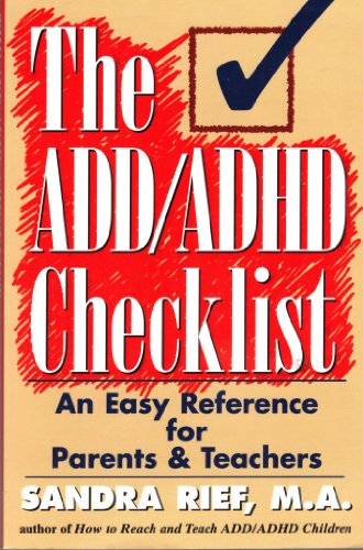 9780137623952: The ADD ADHD Checklist: An Easy Reference for Parents and Teachers