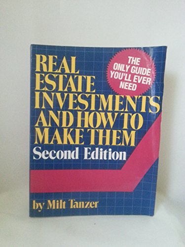 9780137625192: Real Estate Investments and How to Make Them