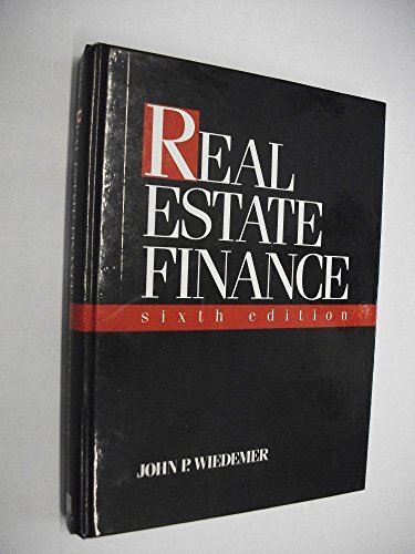 Stock image for Real Estate Finance for sale by ThriftBooks-Atlanta