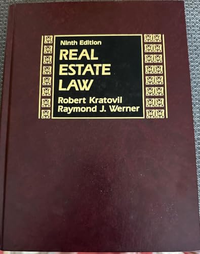 9780137633432: Real Estate Law (Ninth Edition)