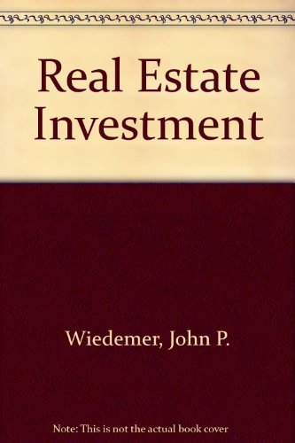 Stock image for Real Estate Investment for sale by Omaha Library Friends