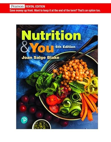 Beispielbild fr Nutrition and You [RENTAL EDITION] zum Verkauf von BooksRun