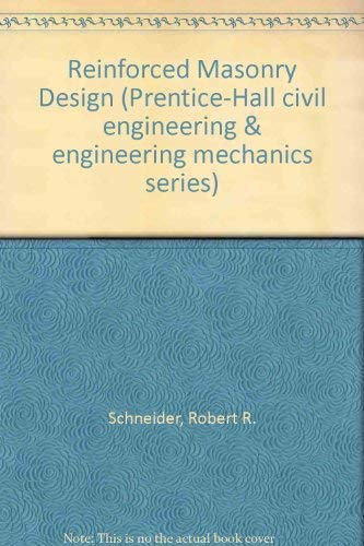 9780137717262: Reinforced Masonry Design (Prentice-Hall International Series in Civil Engineering and)