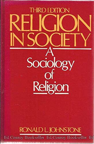 Stock image for Religion in society: A sociology of religion for sale by Wonder Book