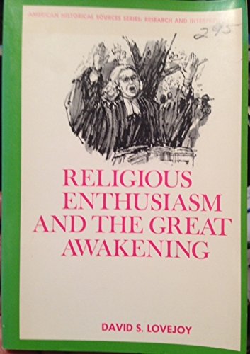 Stock image for Religious Enthusiasm and the Great Awakening for sale by Hawking Books