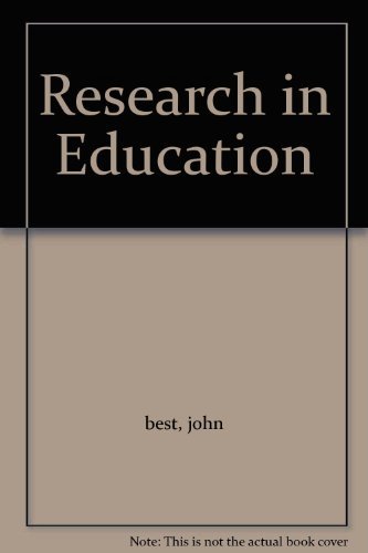 Stock image for Research in Education for sale by ThriftBooks-Dallas