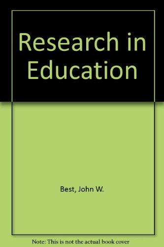 Stock image for Research in Education for sale by ThriftBooks-Atlanta