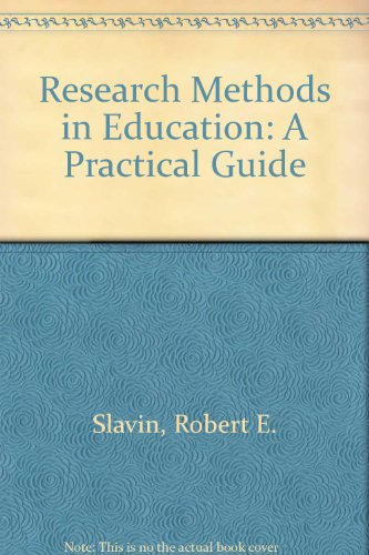 Stock image for Research Methods in Education: A Practical Guide for sale by Wonder Book