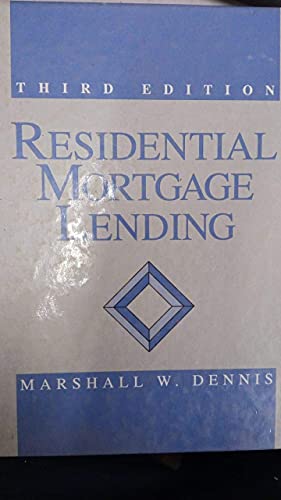 9780137750320: Residential Mortgage Lending