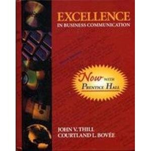 9780137784325: Excellence in Business Communication