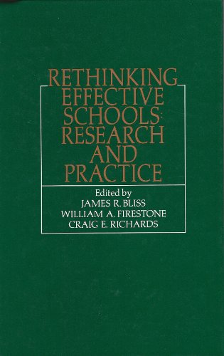 Beispielbild fr Rethinking Effective Schools: Research and Practice zum Verkauf von Solr Books