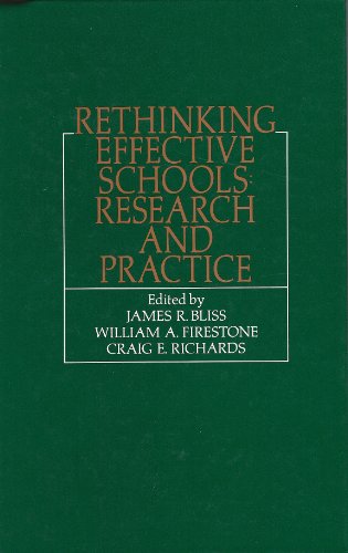 9780137788040: Rethinking Effective Schools: Research and Practice (Rutgers Symposium on Education)