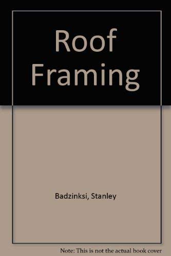 Stock image for ROOF FRAMING for sale by Ed Buryn Books