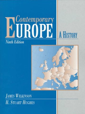 Beispielbild fr Contemporary Europe : A History zum Verkauf von Better World Books