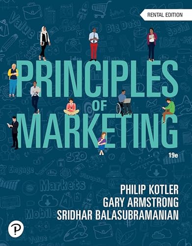 9780137864898: Principles of Marketing (19th Edition) RENTAL EDITION