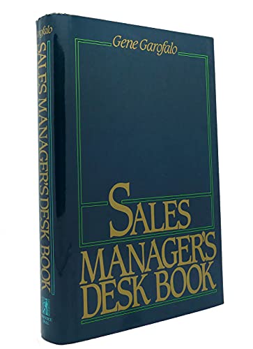 9780137865833: Sales Manager's Desk Book