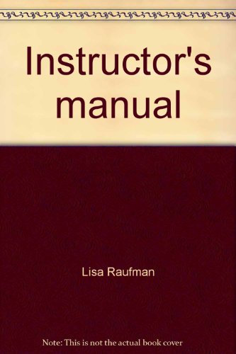 9780137872688: Instructor's manual
