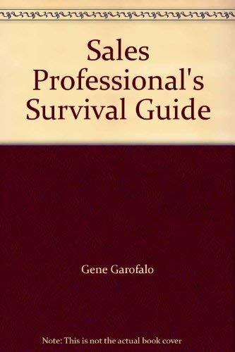 Stock image for Sales Professional's Survival Guide for sale by Irish Booksellers