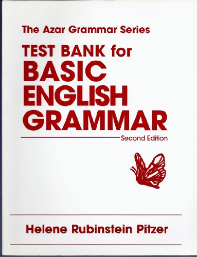 Stock image for Test Bank for Basic English Grammar for sale by Jenson Books Inc