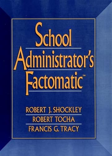 Stock image for School Administrator's Factomatic for sale by Better World Books