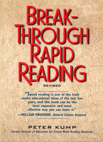 Beispielbild fr Breakthrough Rapid Reading zum Verkauf von Better World Books