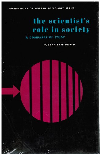 Stock image for The Scientist's Role in Society, a Comparative Study for sale by Open Books