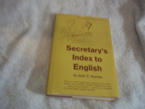 Stock image for Secretary's Index to English for sale by ThriftBooks-Dallas