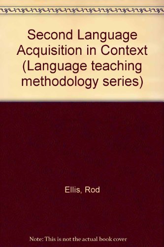 Beispielbild fr Second Language Acquisition in Context (Language teaching methodology series) zum Verkauf von HALCYON BOOKS