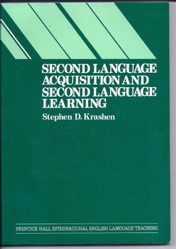 9780137981908: Second Language Acquistion and Second Language Learning