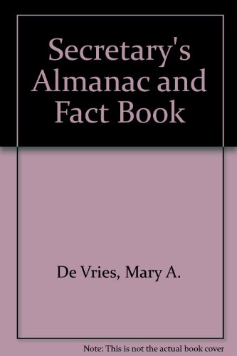 Stock image for Secretary's Almanac and Fact Book for sale by Better World Books