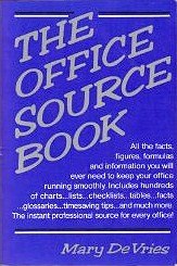 Beispielbild fr The Office Sourcebook zum Verkauf von Wonder Book