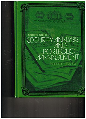 Beispielbild fr Security analysis and portfolio management zum Verkauf von Wonder Book