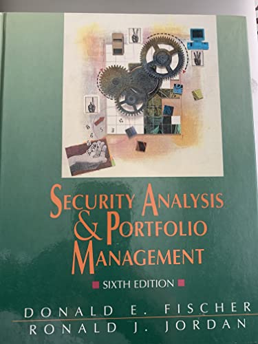 Stock image for Security analysis and portfolio management for sale by Bayside Books