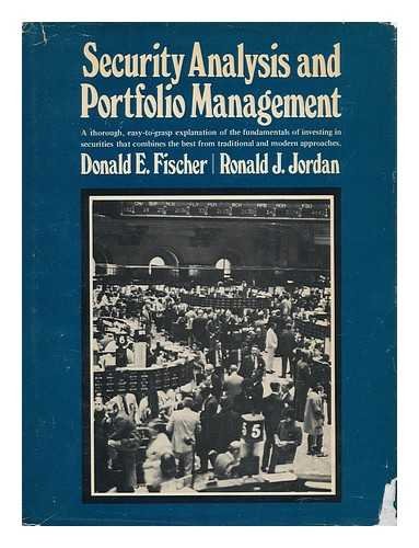 Imagen de archivo de Security Analysis and Portfolio Management a la venta por gearbooks