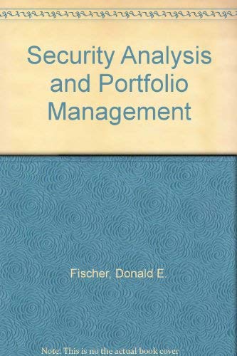 9780137991495: Security Analysis and Portfolio Management