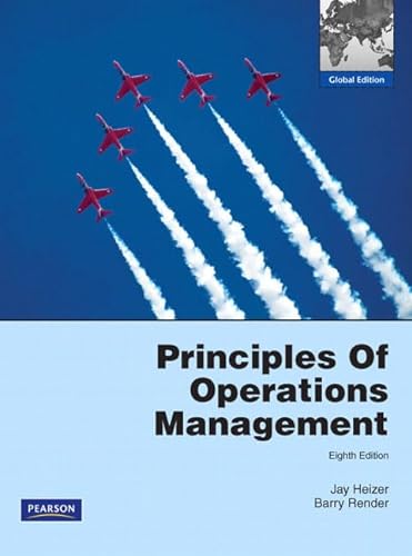 Beispielbild fr Principles of Operations Management zum Verkauf von Better World Books Ltd