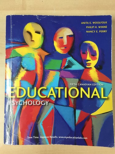 Beispielbild fr Educational Psychology, Fifth Canadian Edition (5th Edition) zum Verkauf von Irish Booksellers
